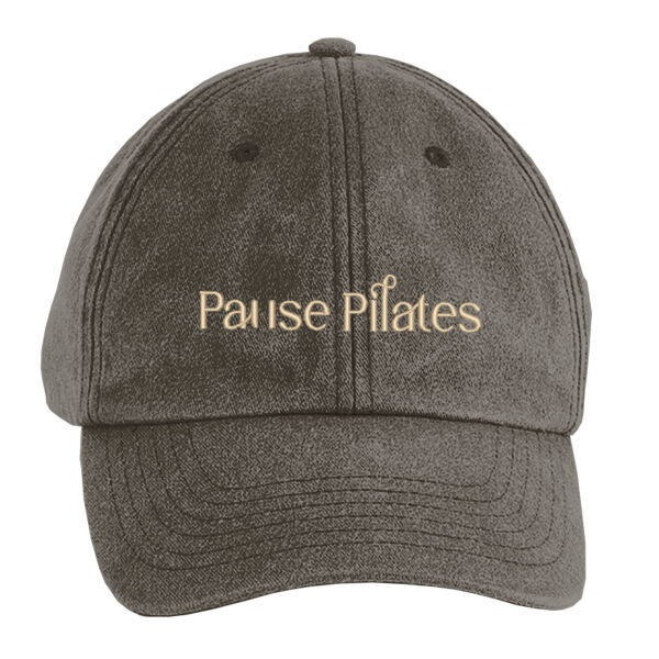 Pause Pilates Cap - beige logo Thumbnail